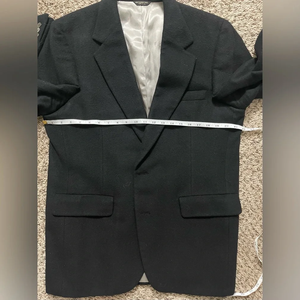 Barrister expressly for Walkers 100% cashmere black men’s blazer - Picture 13 of 15